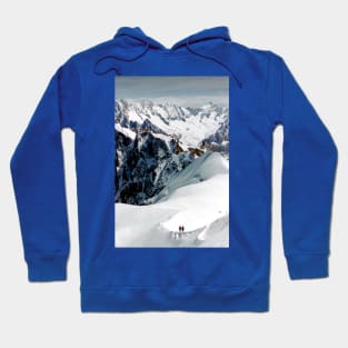 Chamonix Aiguille du Midi Mont Blanc Massif French Alps France Hoodie